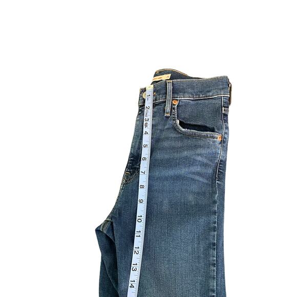 Levi's Jeans Premium Indigo Lounge Mile High Distressed Super Skinny Leg Size 26 - Picture 9 of 12